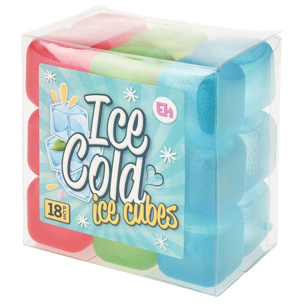 Reusable ice cubes in cube shape for cooling drinks