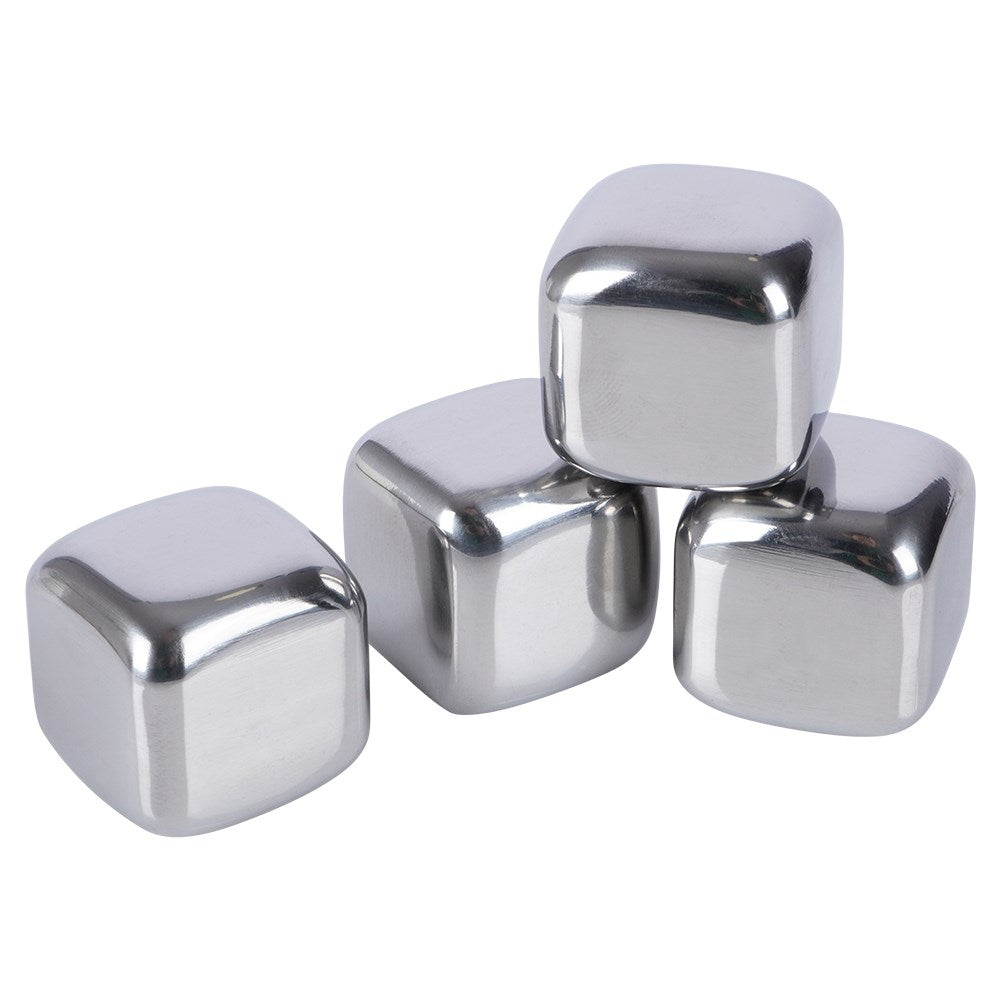 Reusable steel ice cubes 4 pcs.