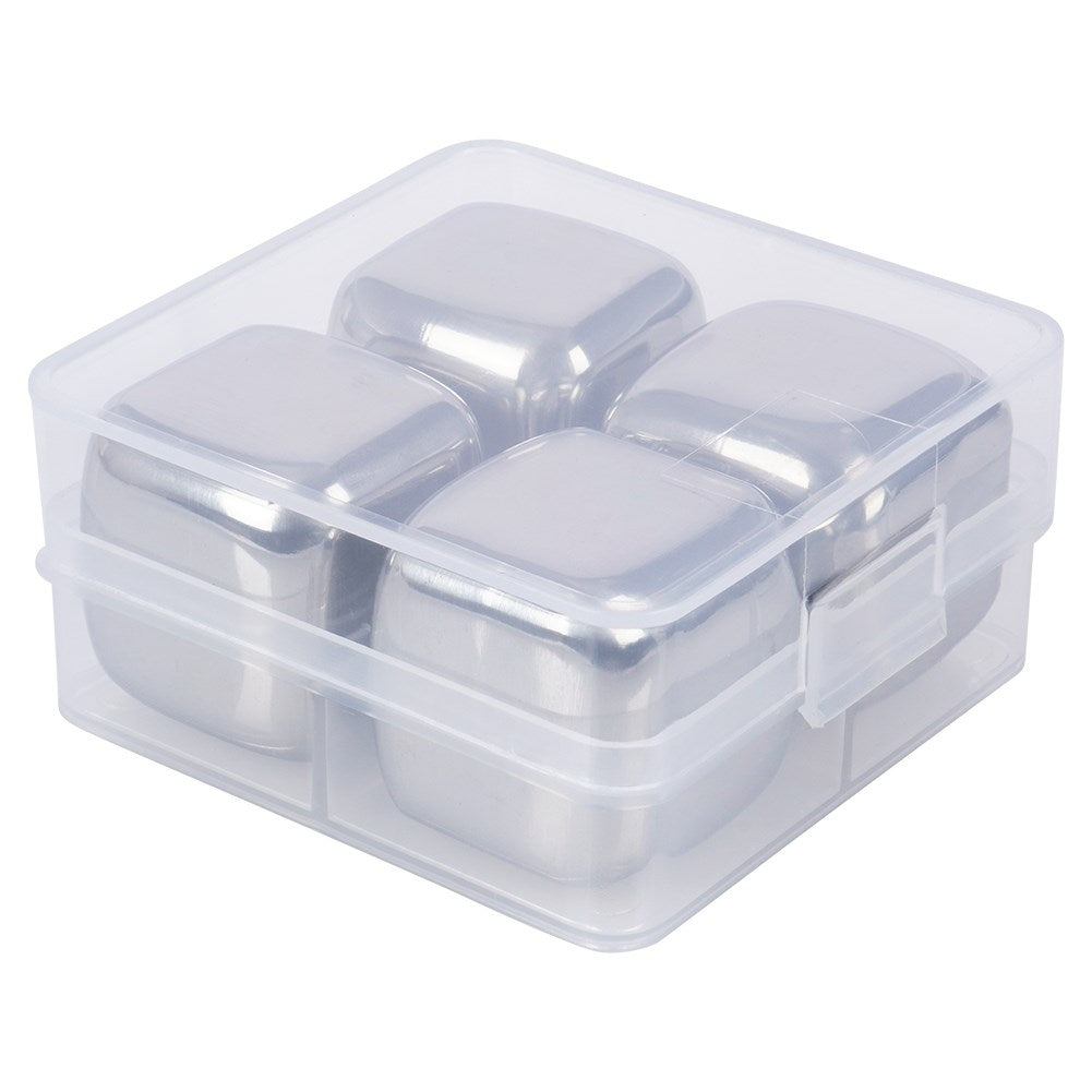 Reusable steel ice cubes 4 pcs.