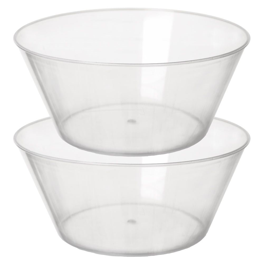 Reusable transparent bowls for all occasions
