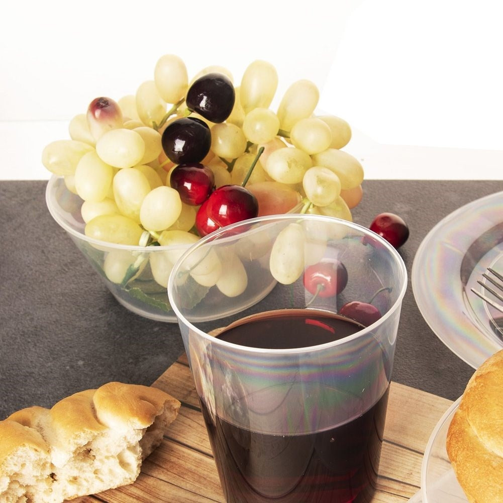 Reusable transparent bowls for all occasions