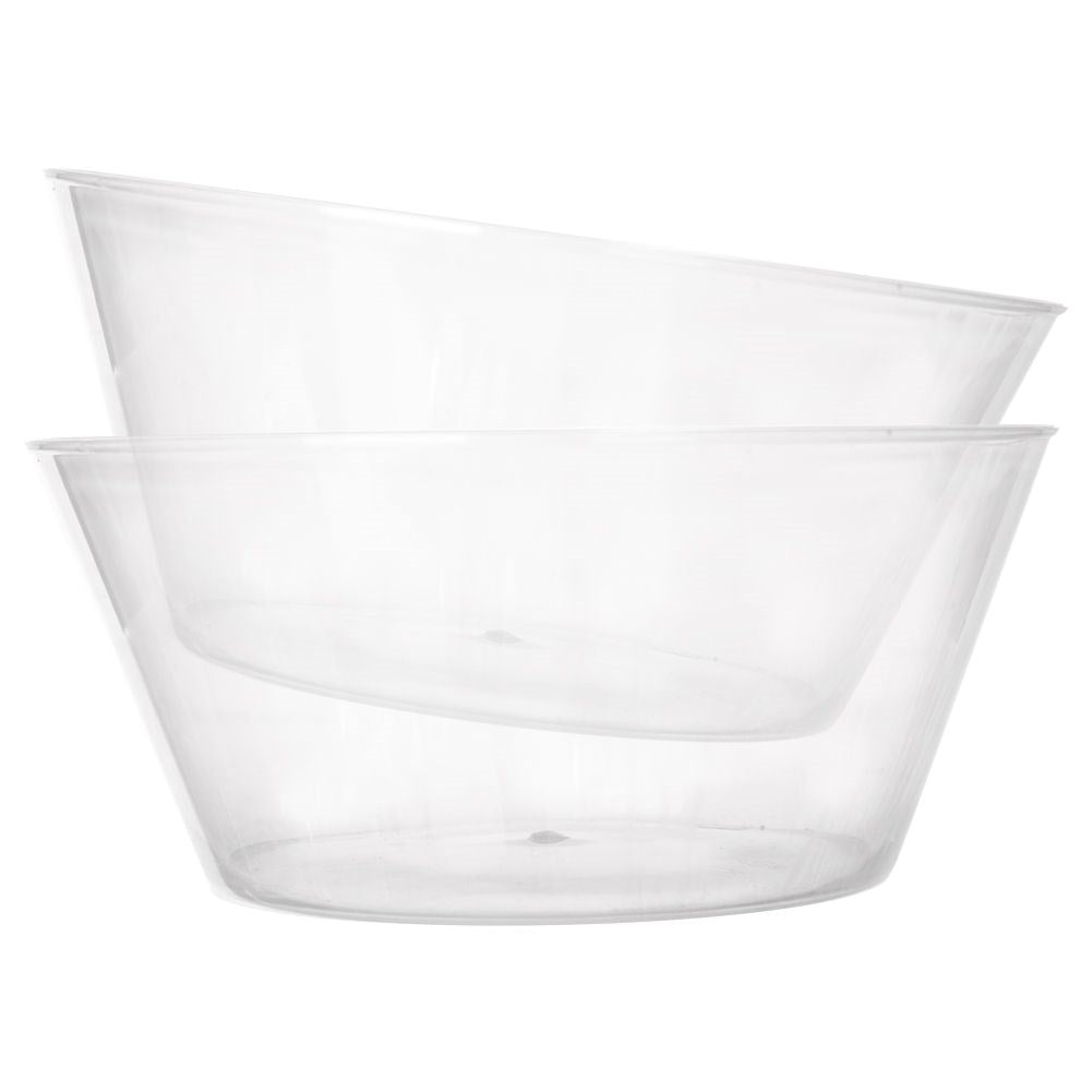 Reusable transparent bowls for all occasions