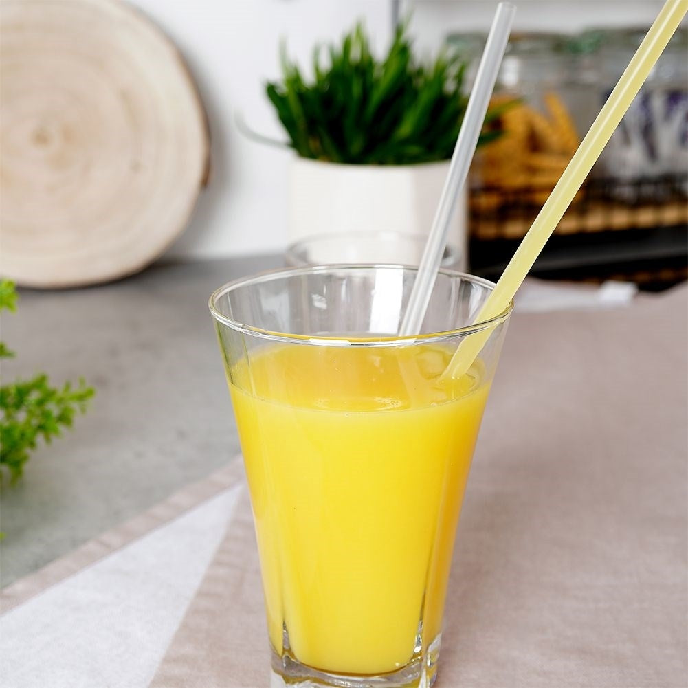 Reusable transparent straws, 50-pack, for all drinks