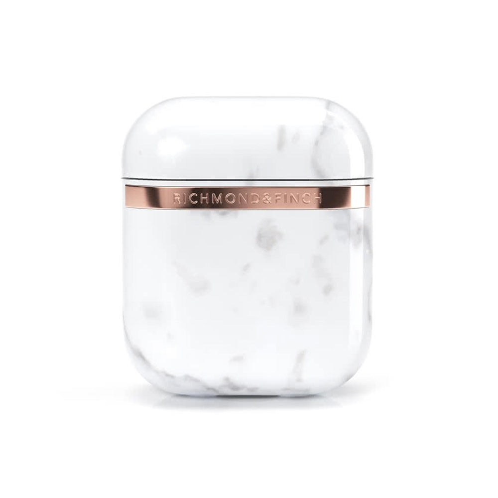 Richmond & Finch Cover for AirPods - White Marble