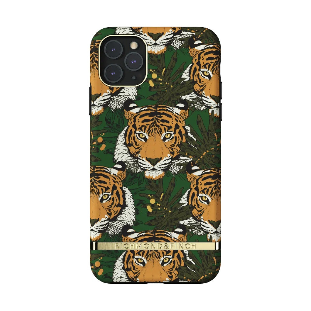 Richmond & Finch Cover for iPhone 11 Pro Max - Green Tiger