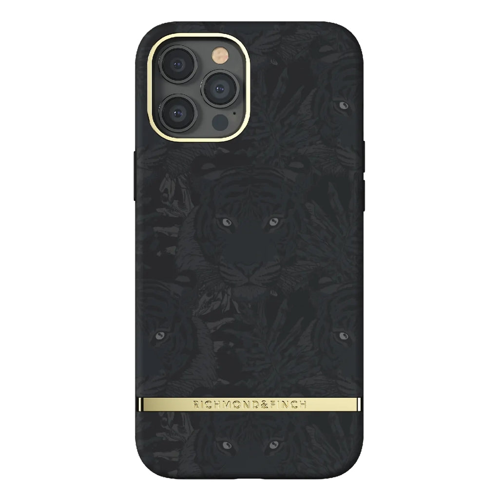 Richmond & Finch Cover for iPhone 12 Pro Max - Black Tiger
