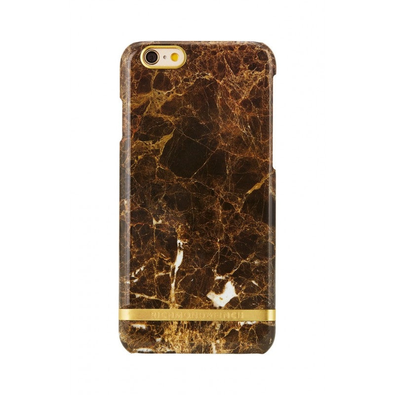 Richmond & Finch Mobile cover for iPhone 6/6S - Brown Marble Glossy