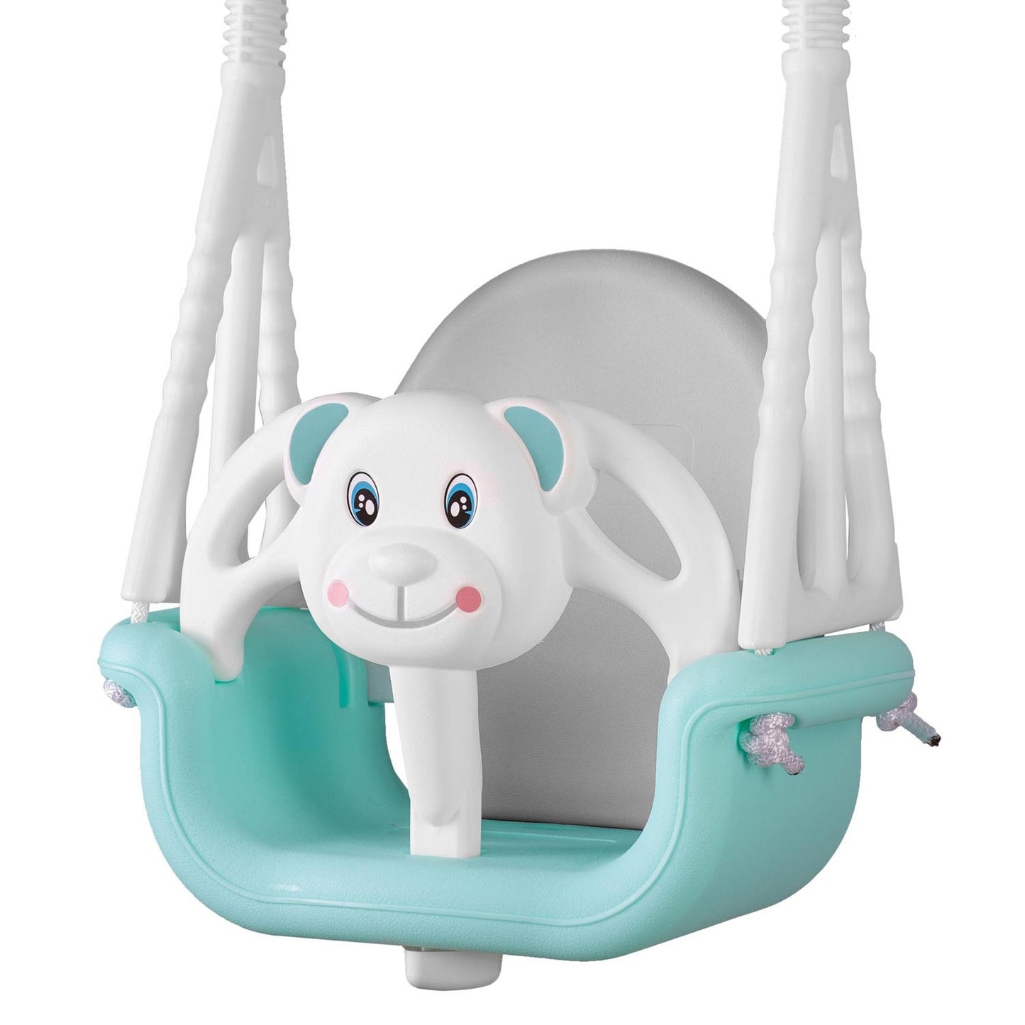 Ricokids 3in1 Teddy bear bucket swing, turquoise