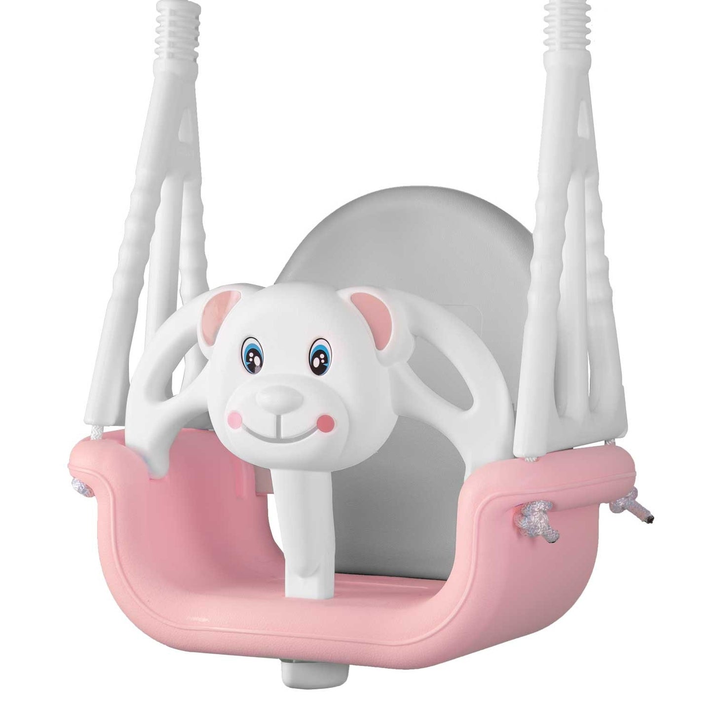 Ricokids 3in1 teddy bear bucket swing, pink