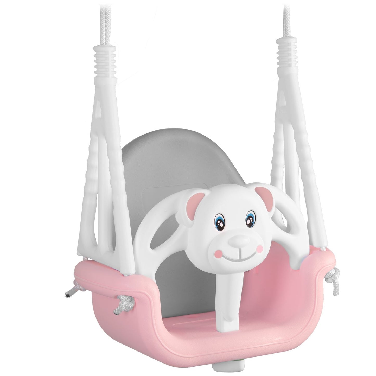 Ricokids 3in1 teddy bear bucket swing, pink