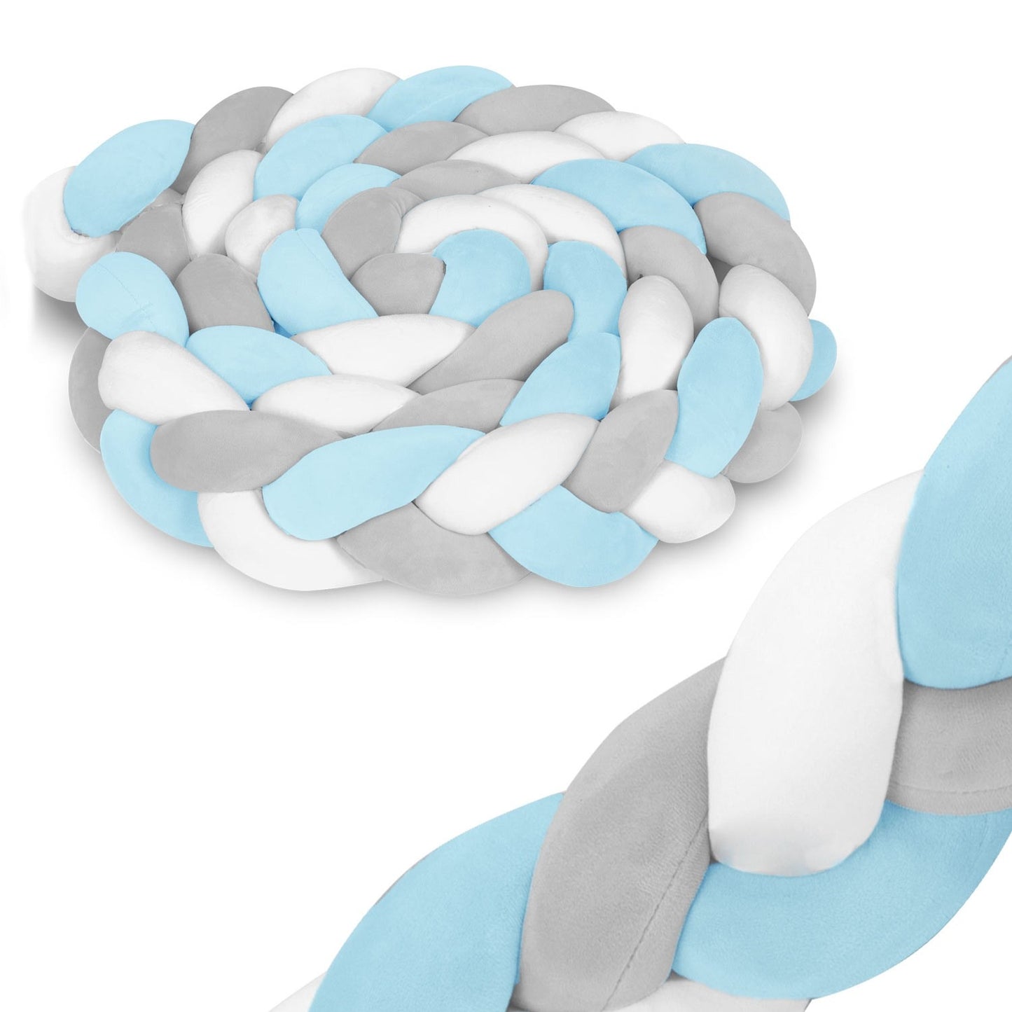 Ricokids 3m crib wrap - blue-gray