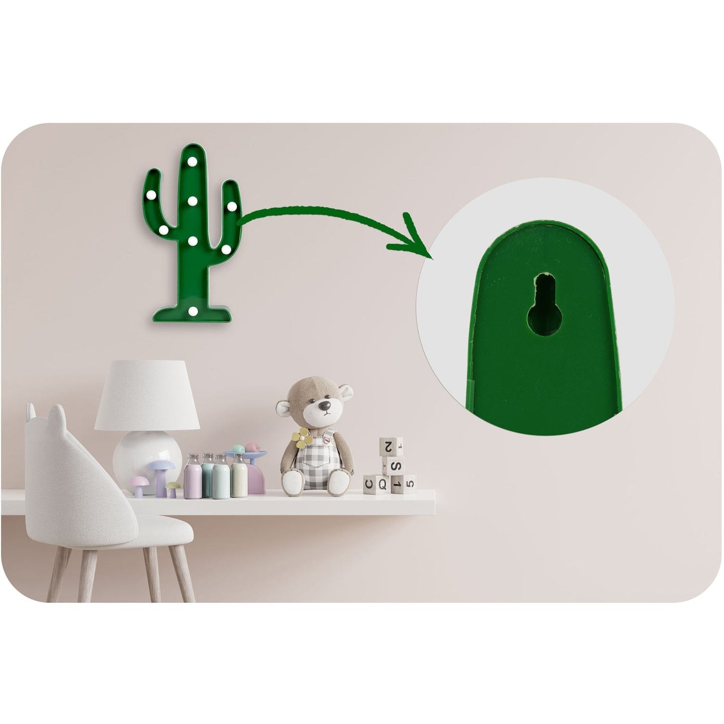 Ricokids 740901 cactus night light