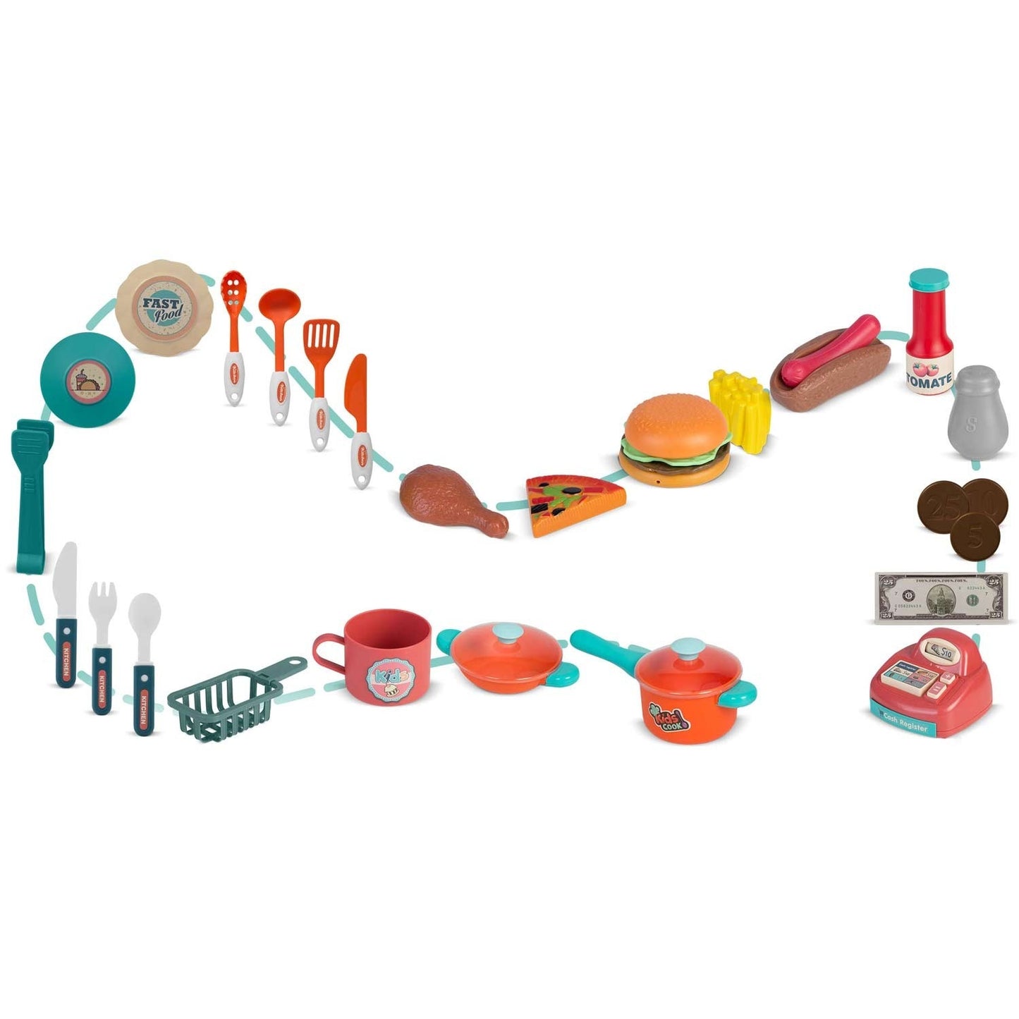 Ricokids 773000 mobile kitchen for children