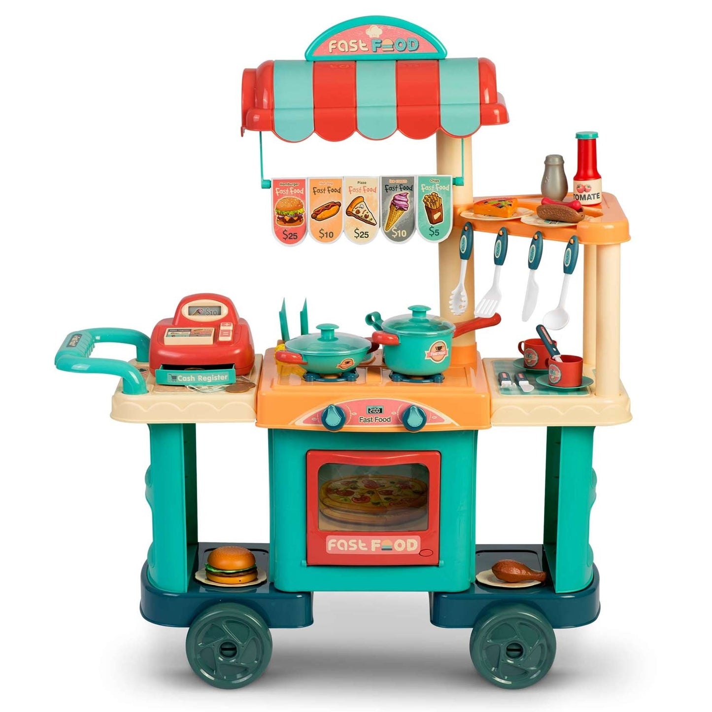 Ricokids 773000 mobile kitchen for children