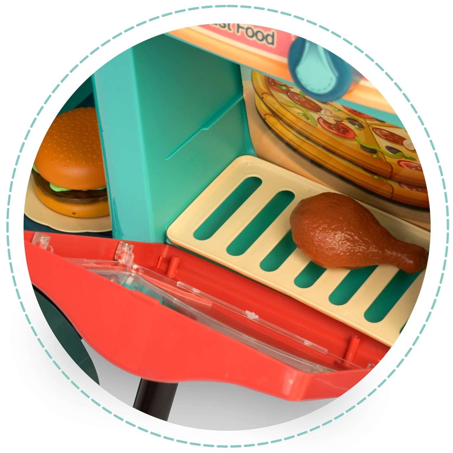 Ricokids 773000 mobile kitchen for children
