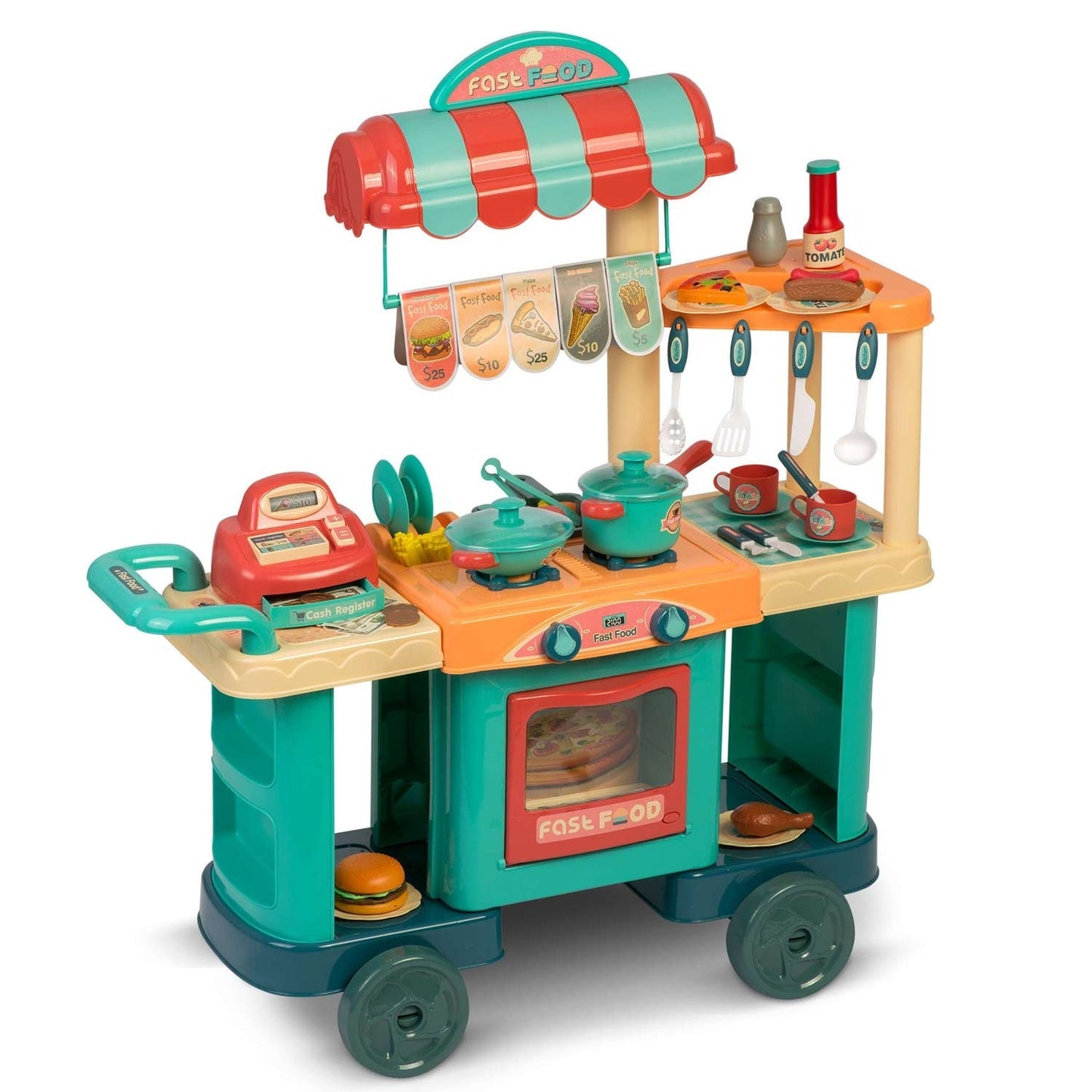 Ricokids 773000 mobile kitchen for children