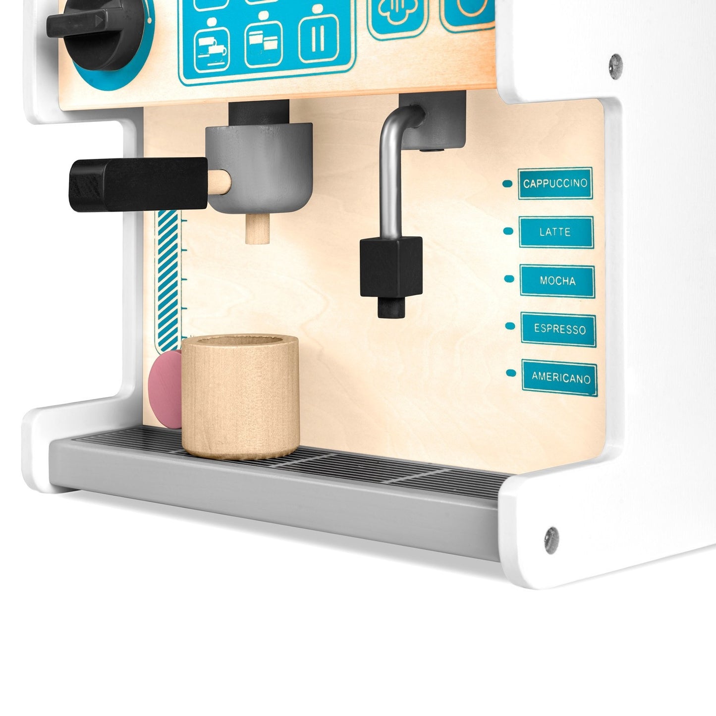 Ricokids 785101 White Coffee Maker with Espresso Function""