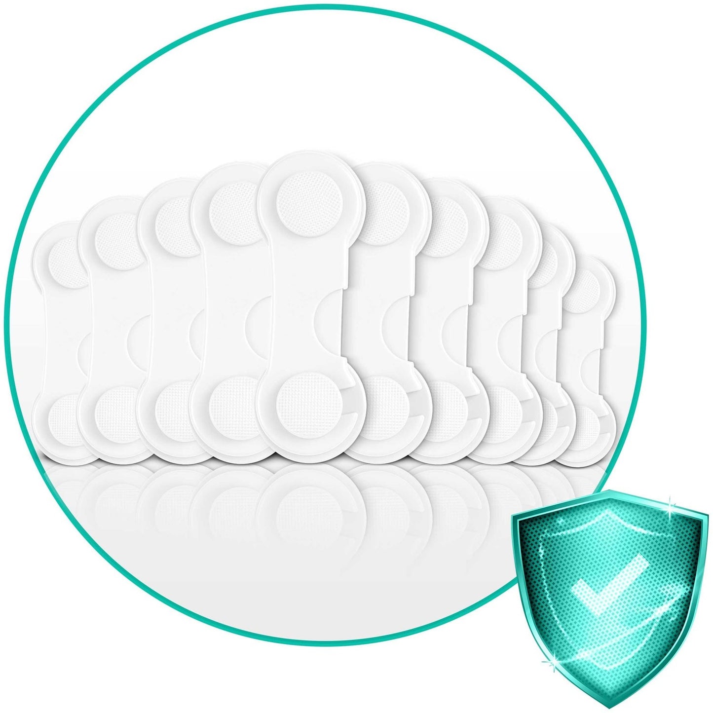 Ricokids 798300 cabinet opening protection 10 pcs white