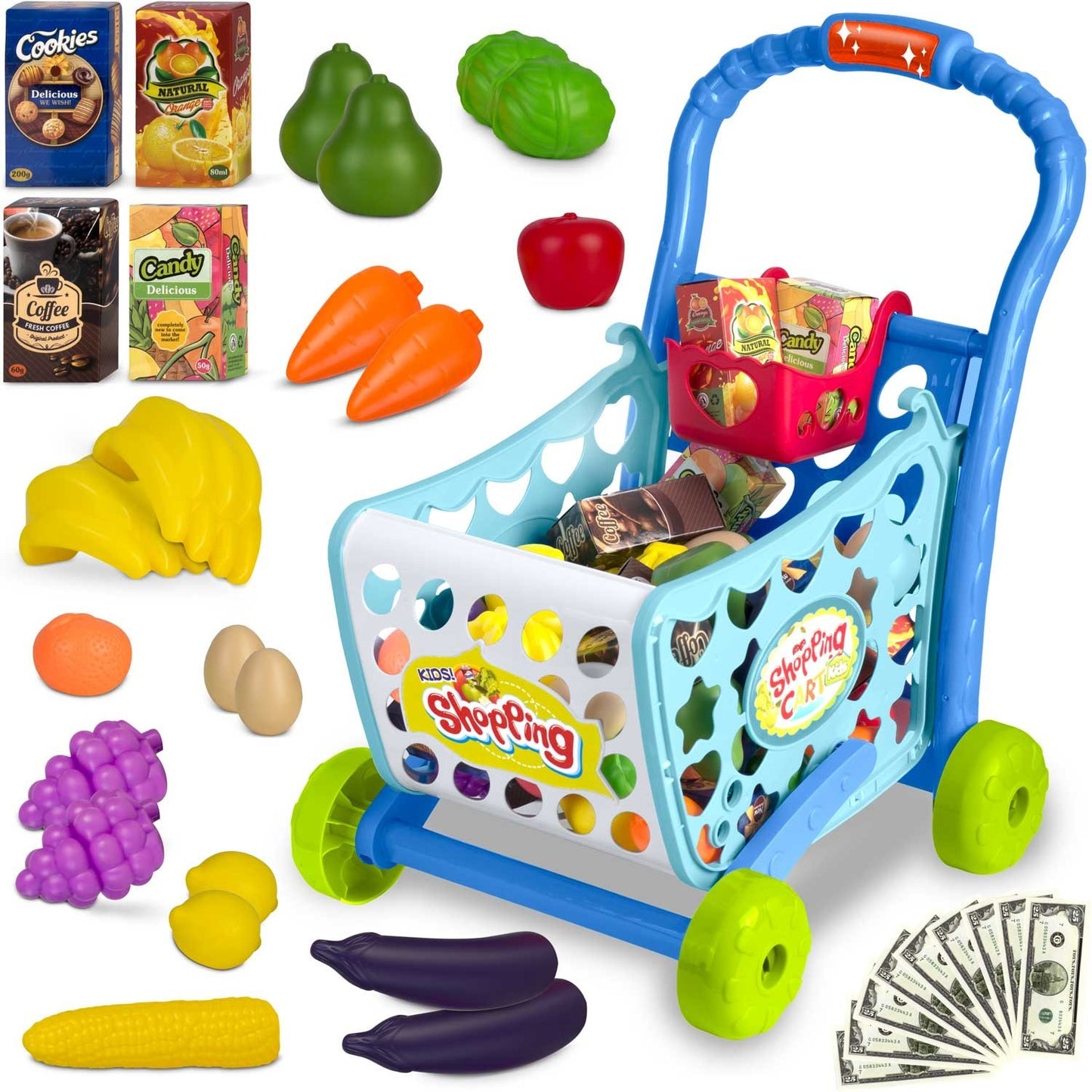 Ricokids Blue Shopping Cart 773400