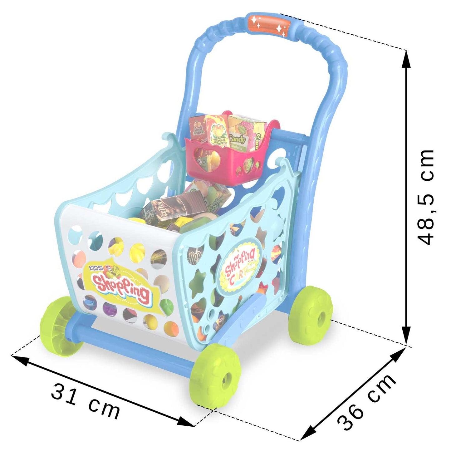 Ricokids Blue Shopping Cart 773400