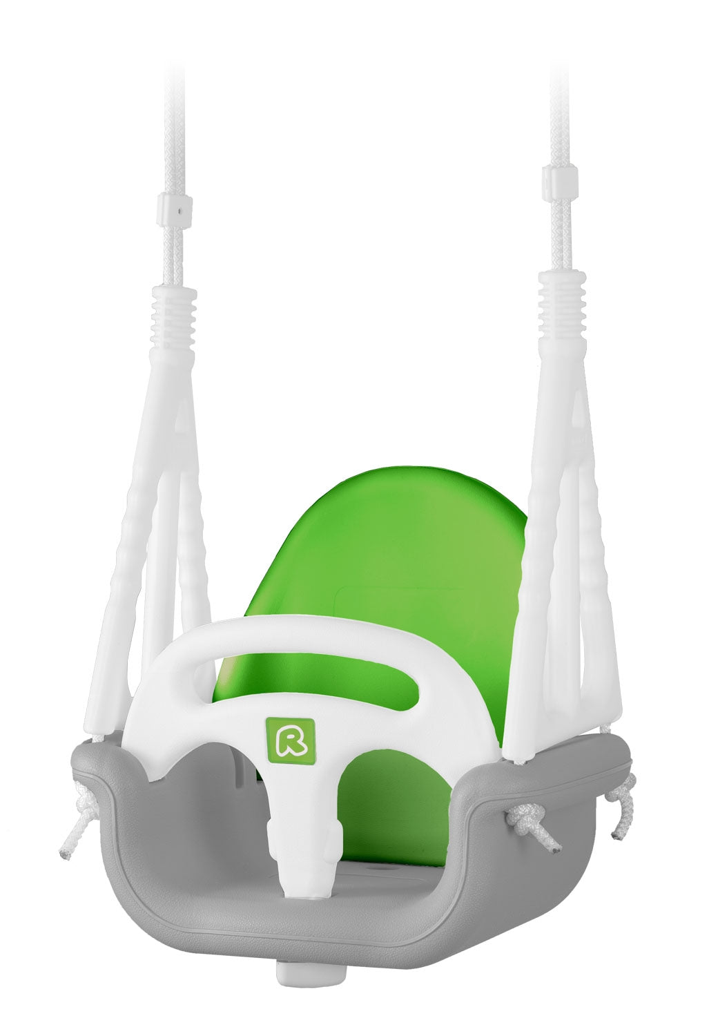 Ricokids Elephant 3in1 bucket swing, gray and green