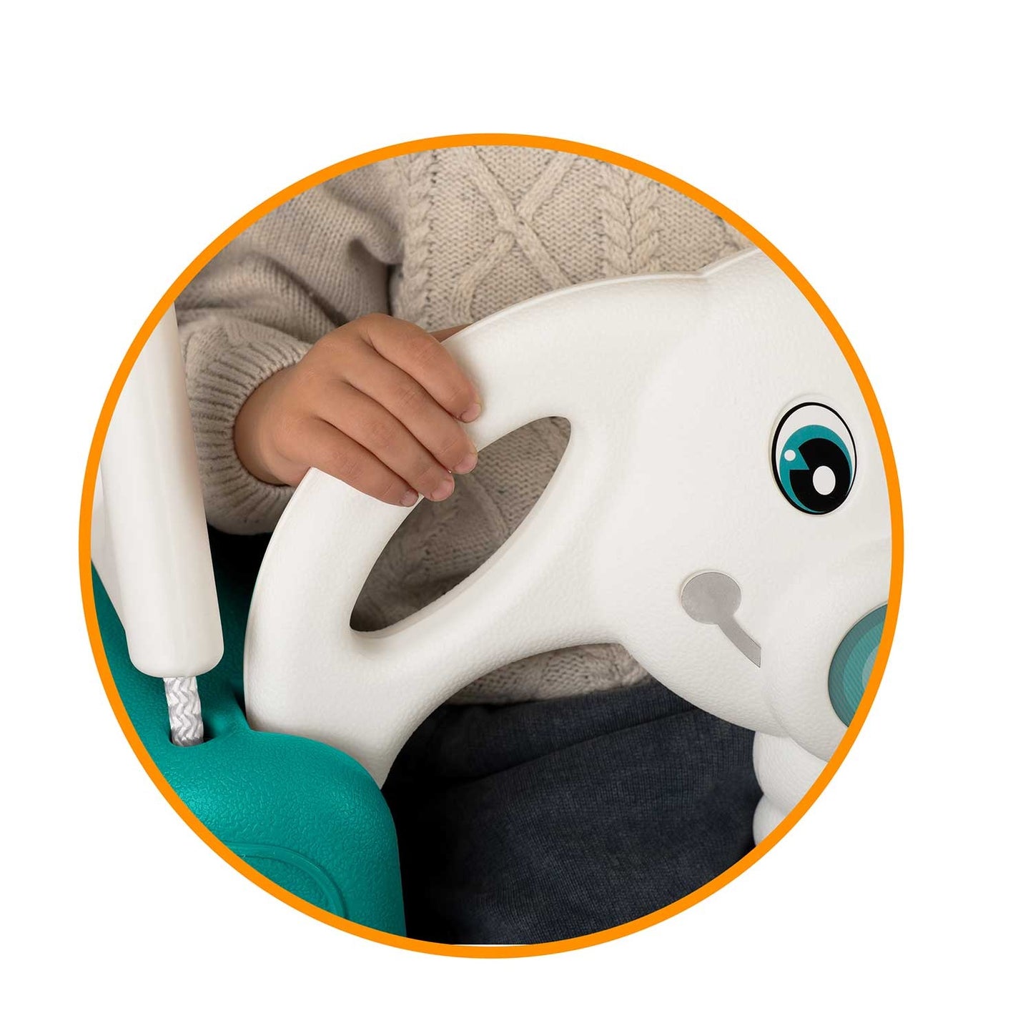 Ricokids Elephant 3in1 bucket swing, turquoise