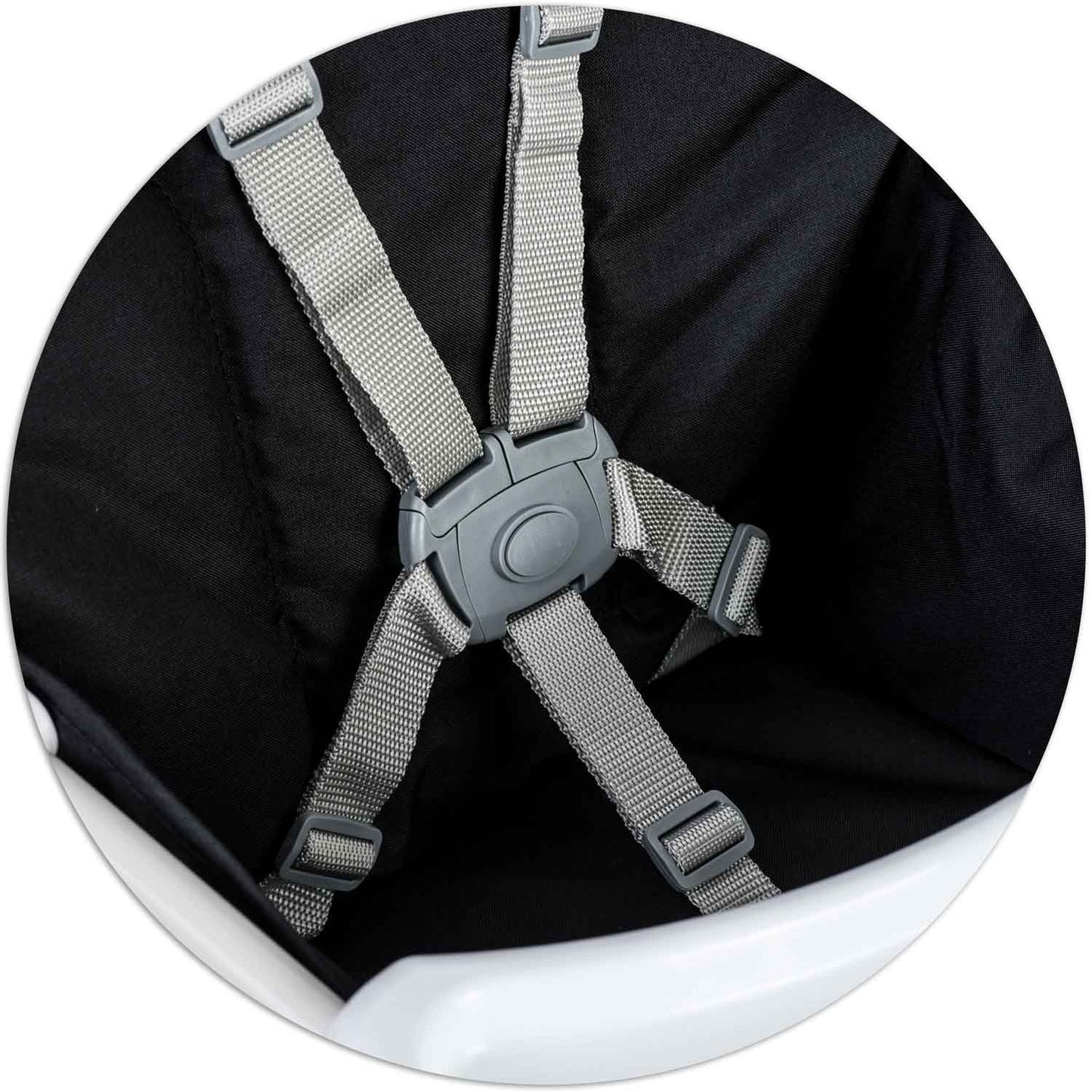 Ricokids FANDO black highchair with table