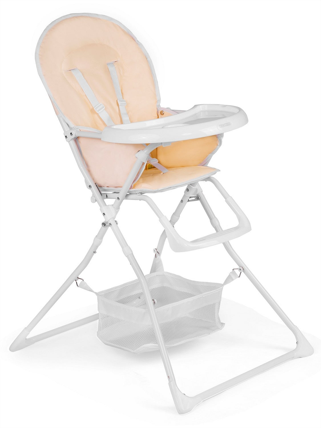 Ricokids FANDO cream highchair with table + free basket