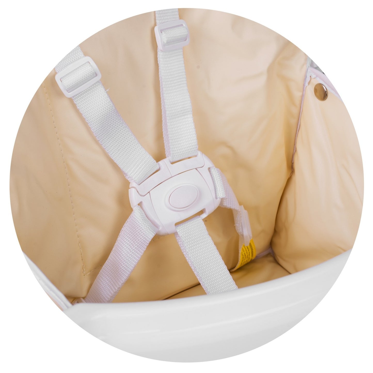 Ricokids FANDO cream highchair with table + free basket
