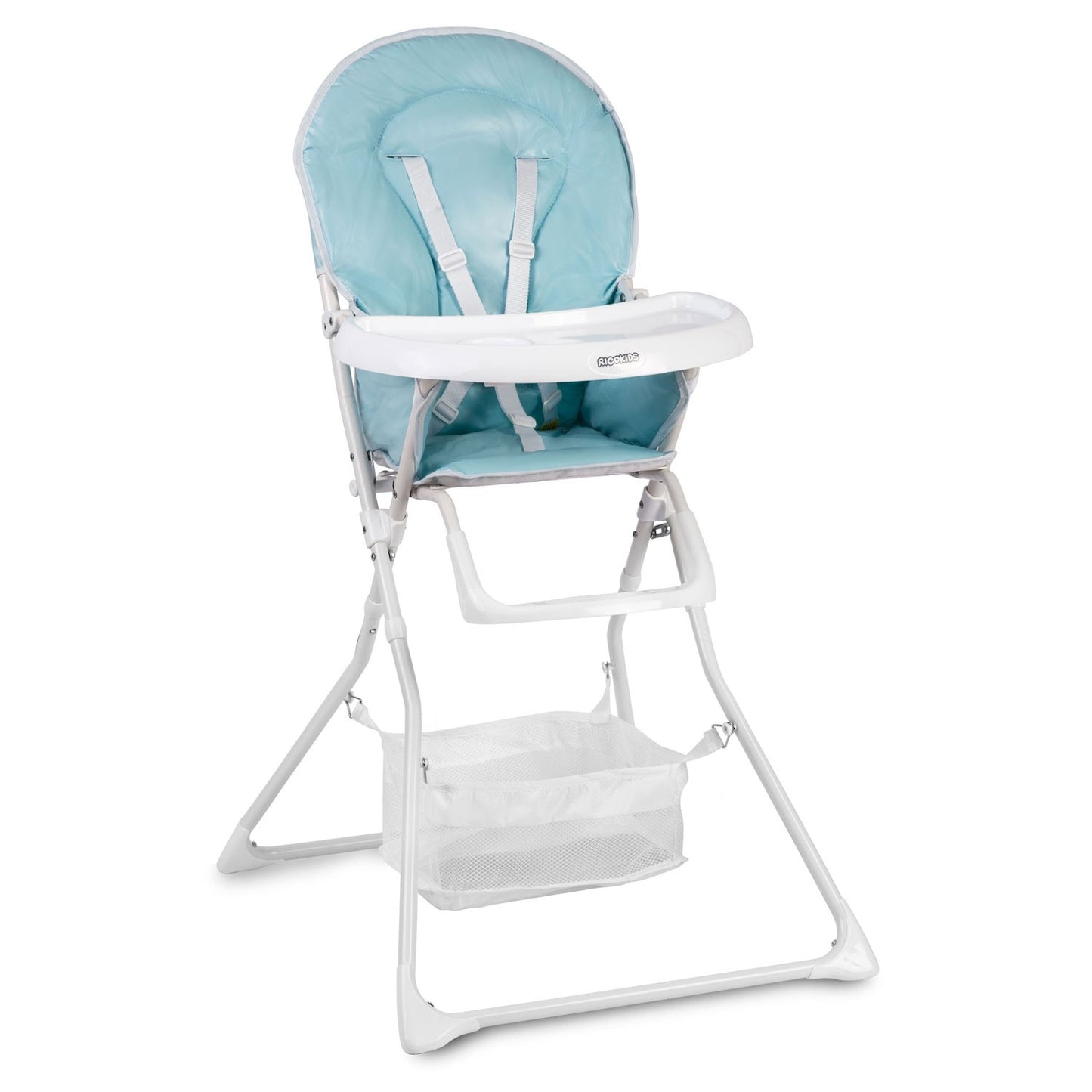 Ricokids FANDO high chair with table, blue + free basket