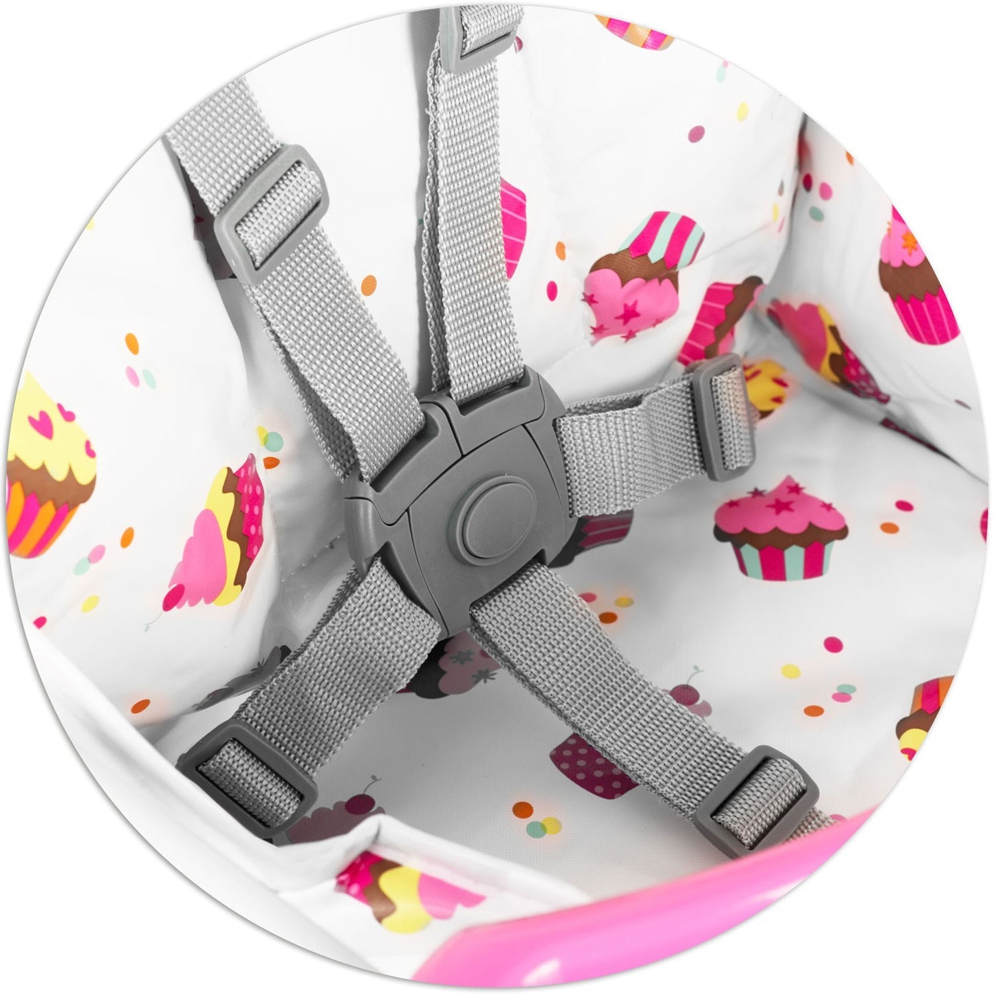 Ricokids FANDO high chair with table cupcakes