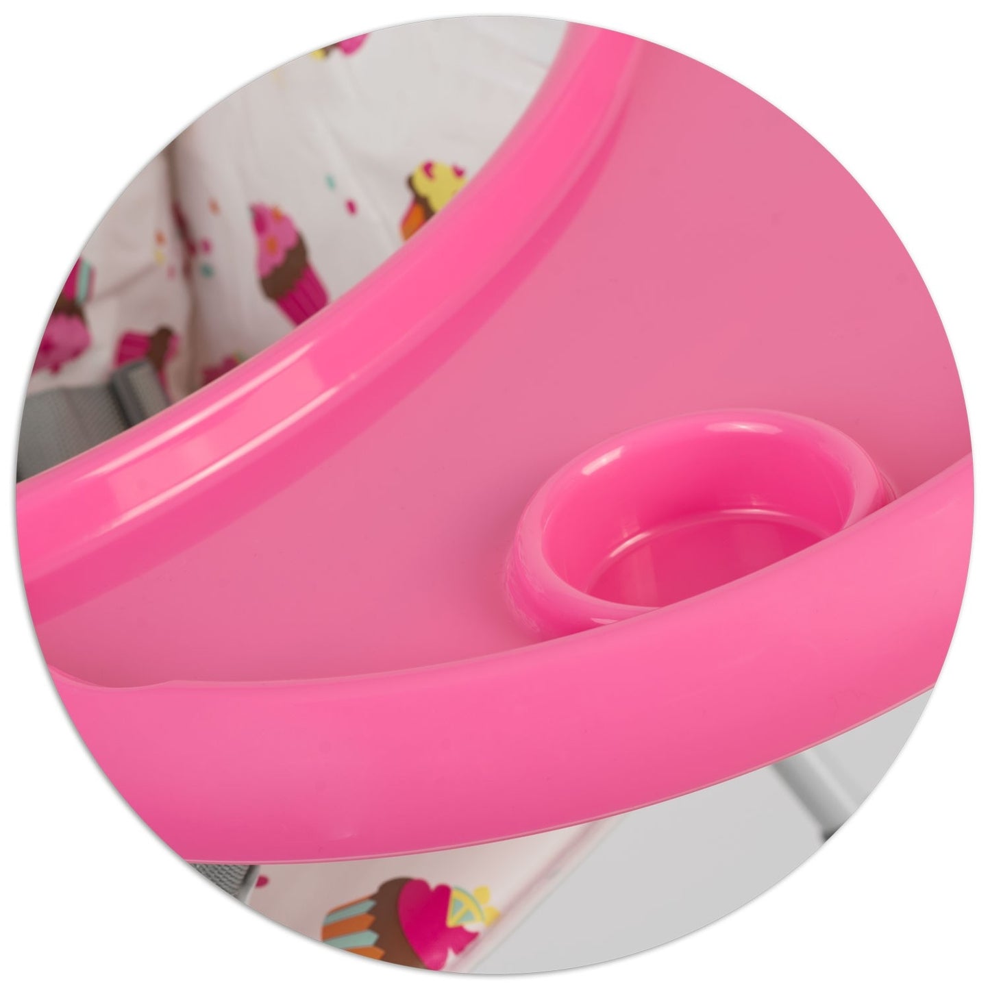 Ricokids FANDO high chair with table cupcakes