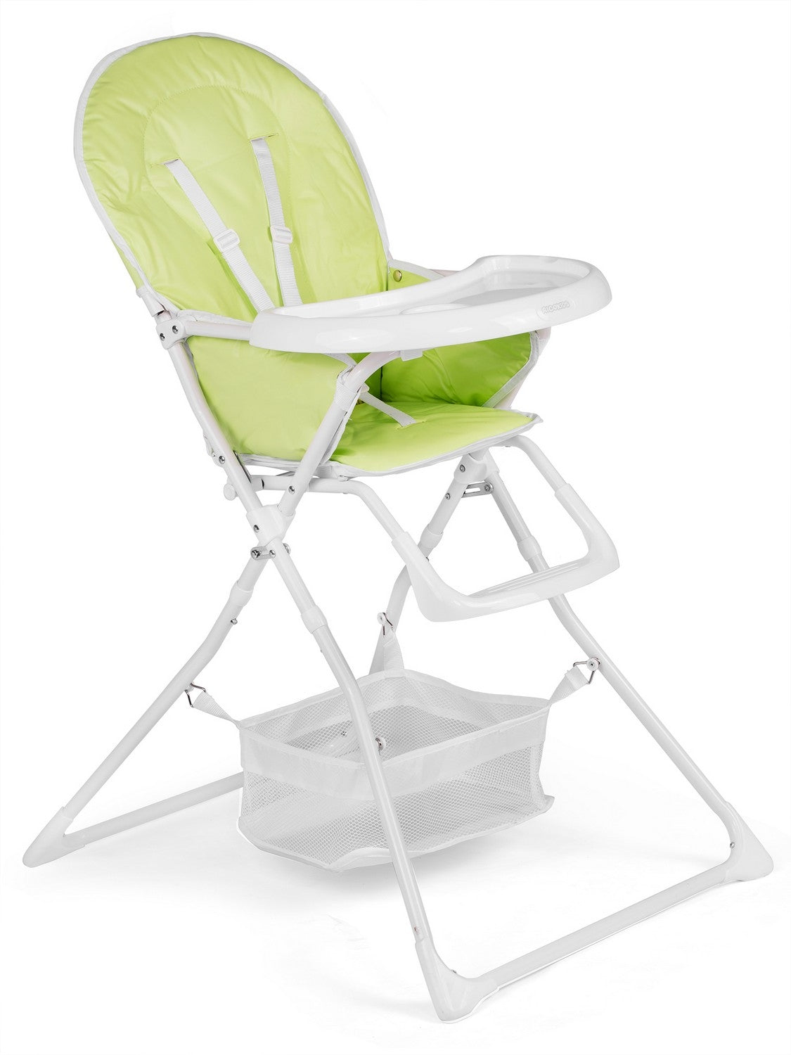 Ricokids FANDO high chair with table, green + free basket
