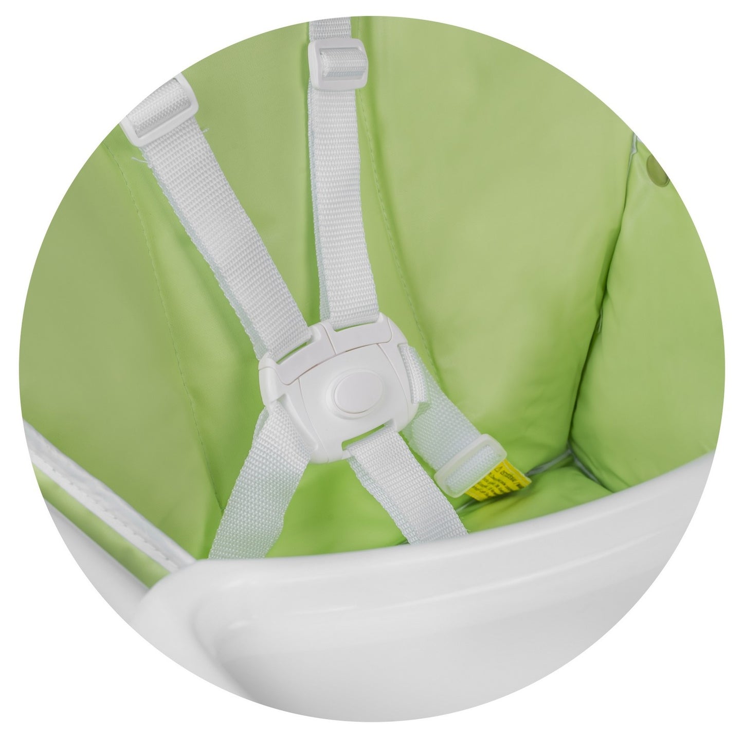 Ricokids FANDO high chair with table, green + free basket