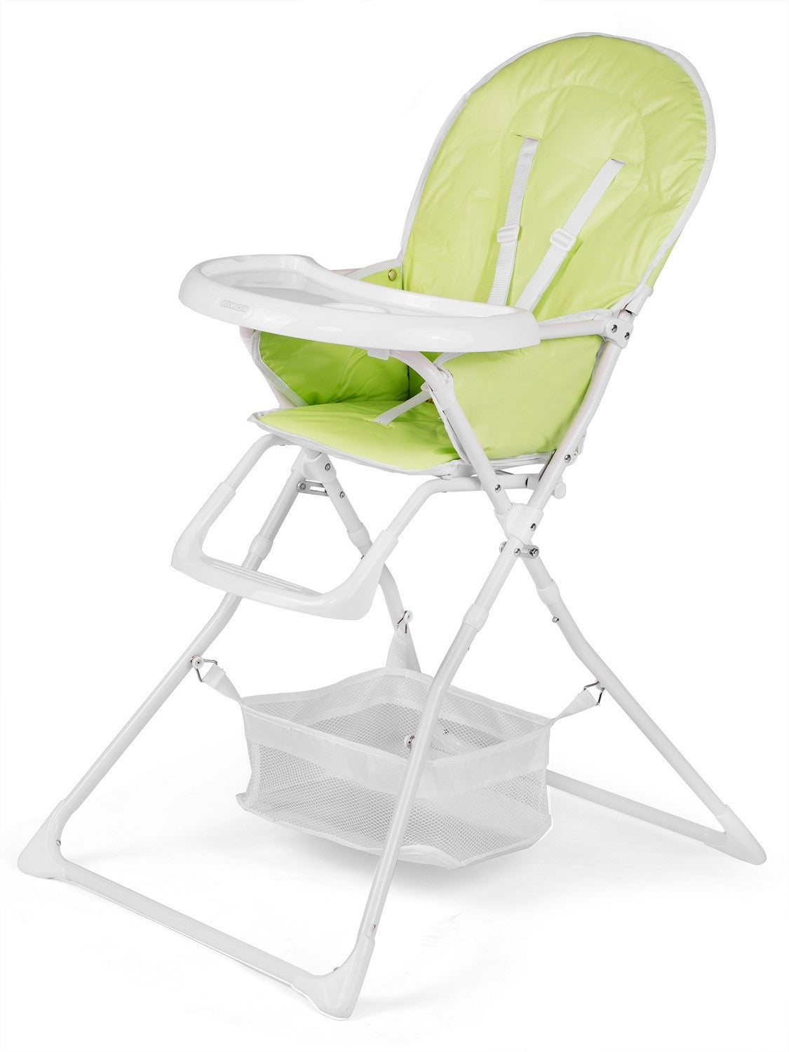 Ricokids FANDO high chair with table, green + free basket