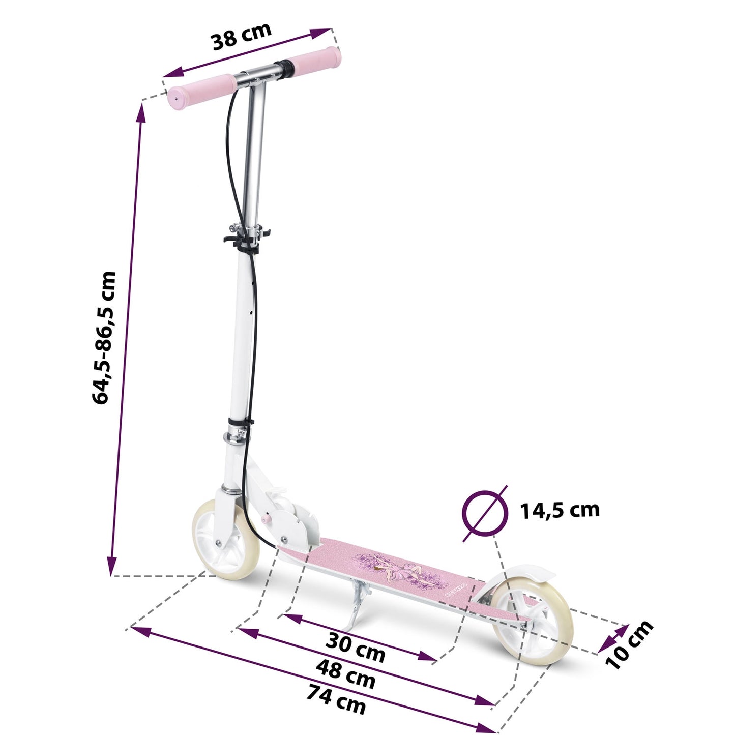 Ricokids Kodi ballerina scooter
