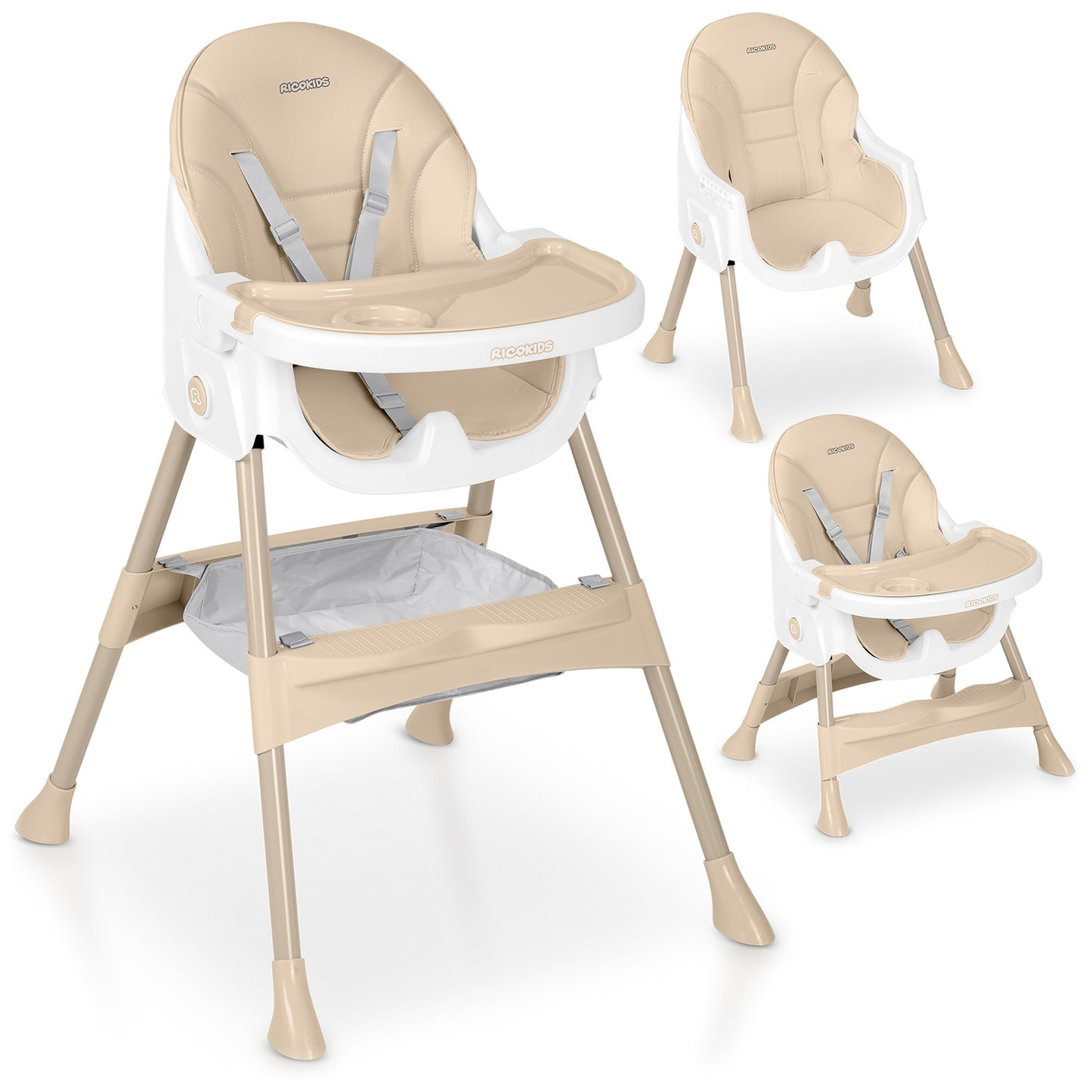 Ricokids Mani Beige Highchair