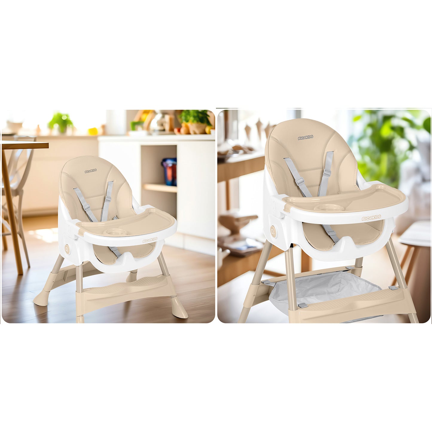 Ricokids Mani Beige Highchair