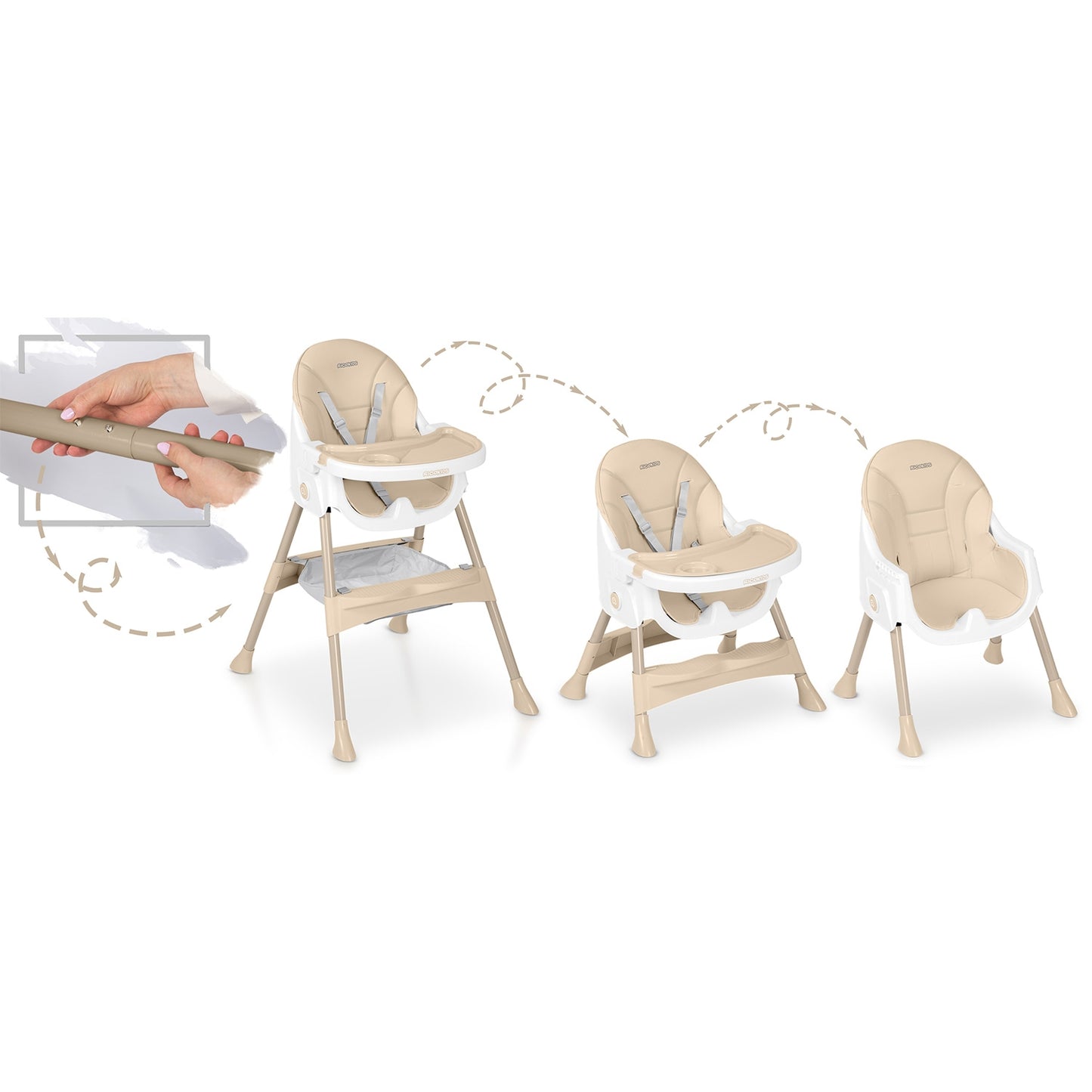 Ricokids Mani Beige Highchair
