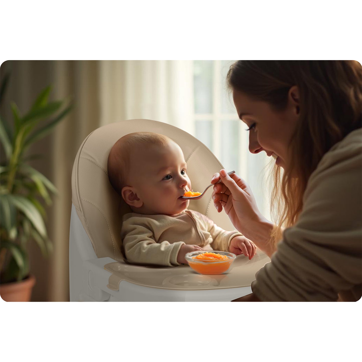Ricokids Mani Beige Highchair