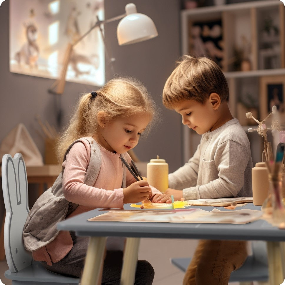 Ricokids RC-847 Bunny table with two chairs for children