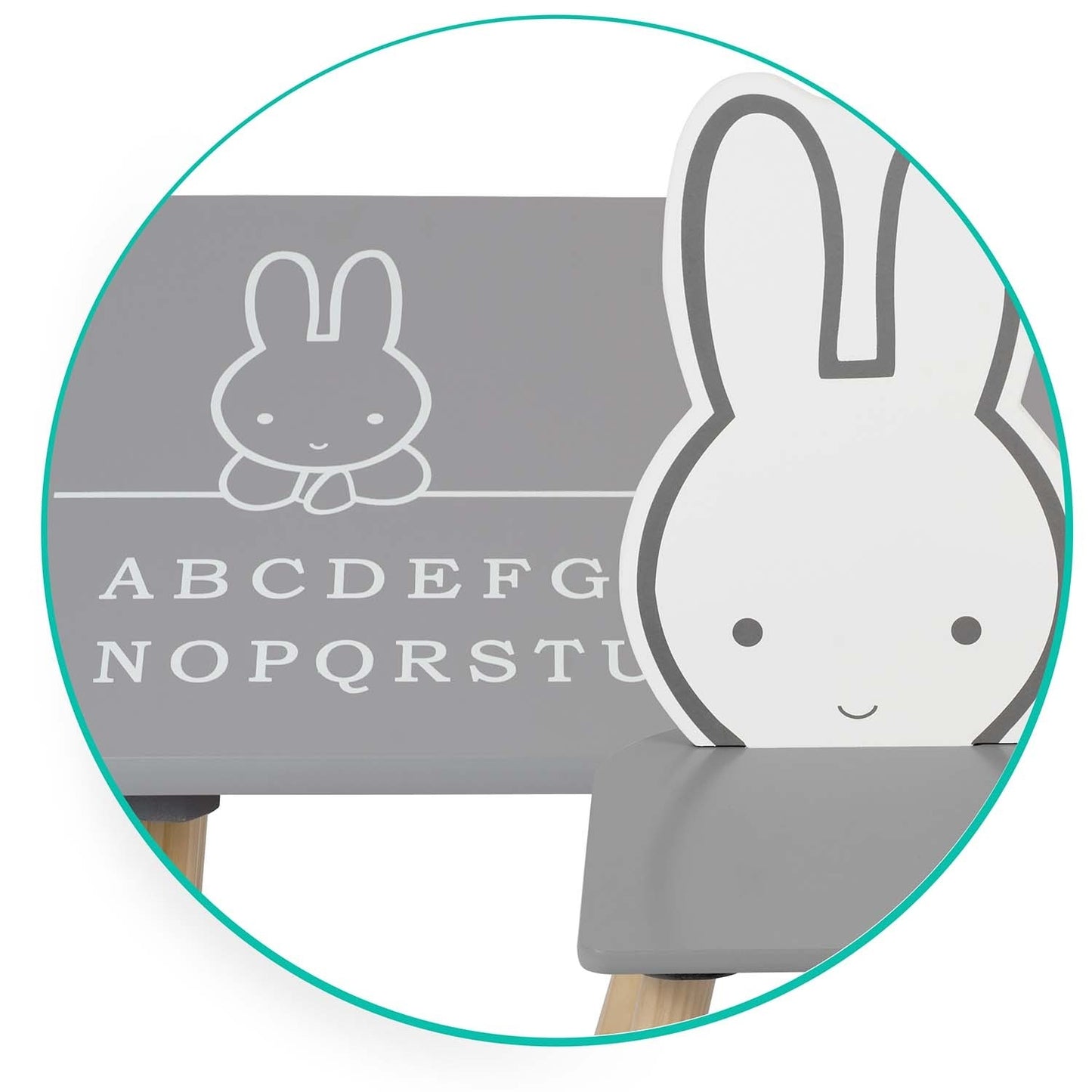 Ricokids RC-847 Bunny table with two chairs for children