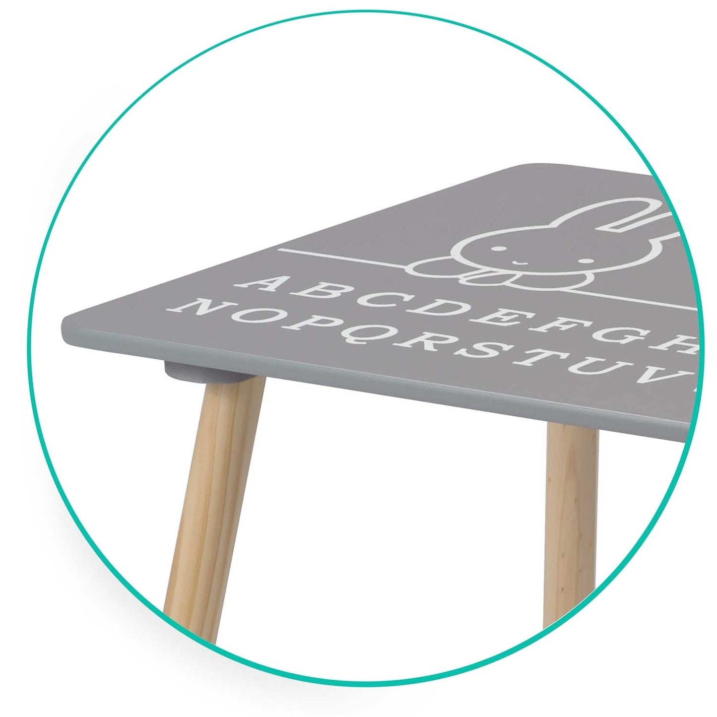 Ricokids RC-847 Bunny table with two chairs for children