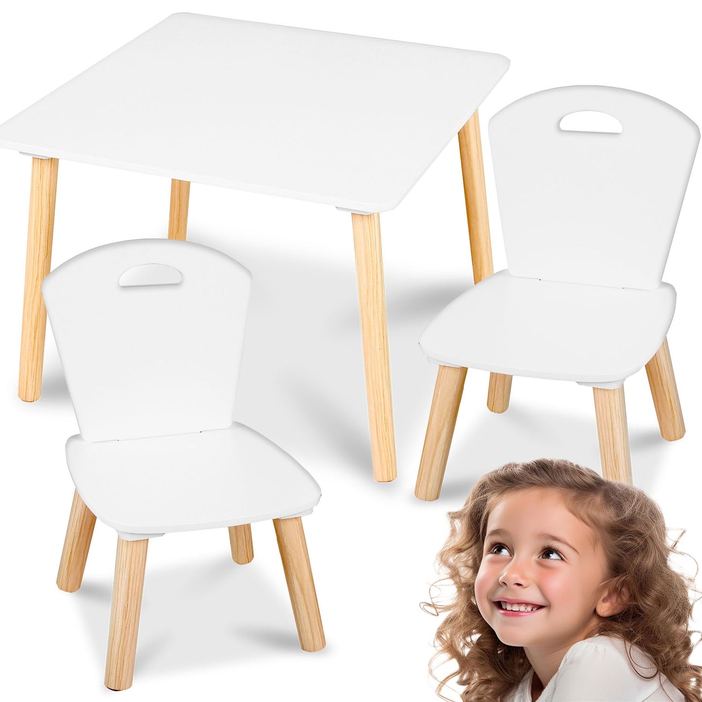 Ricokids RC-848 table with two chairs for children