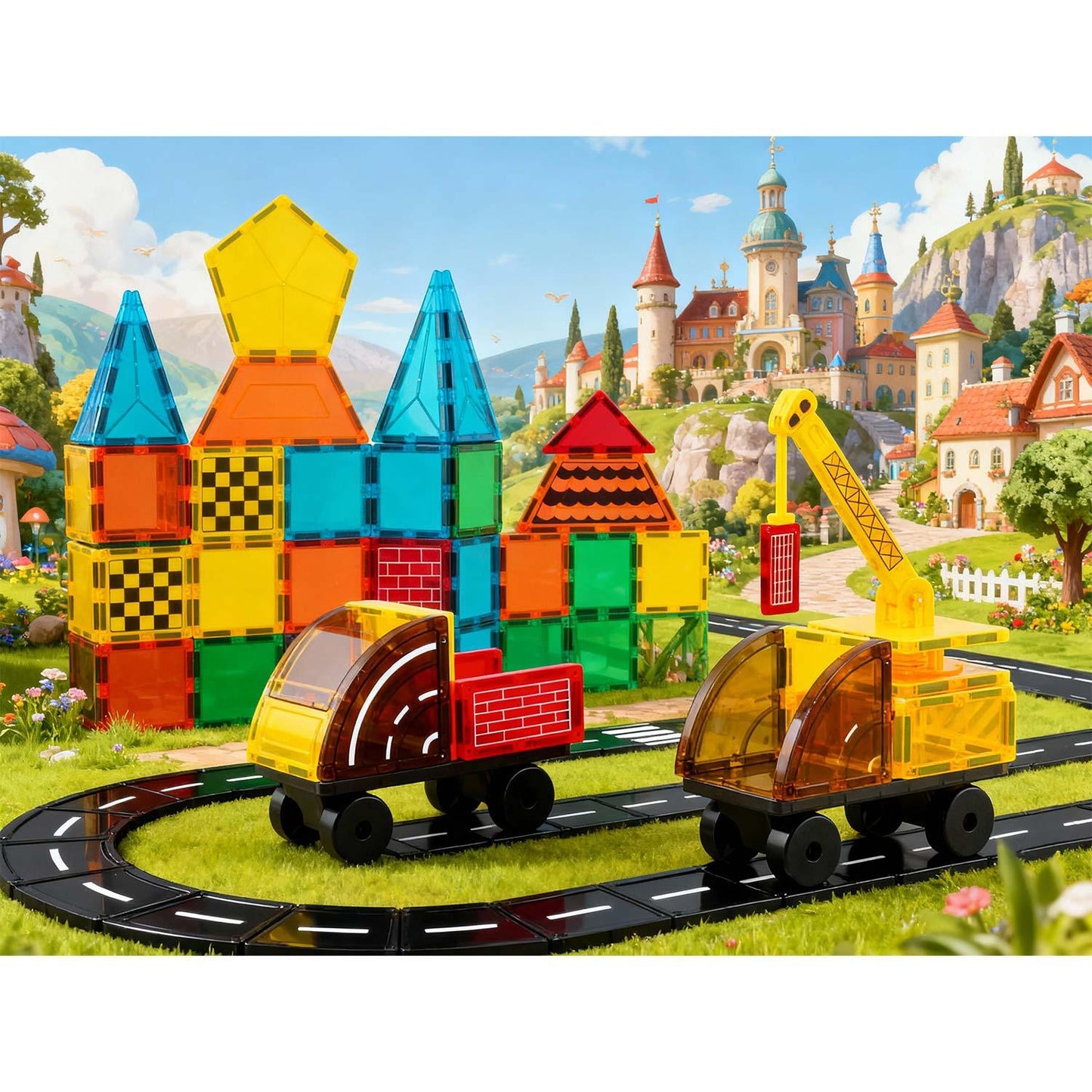 Ricokids RK-780 educational magnetic construction blocks 90 pcs