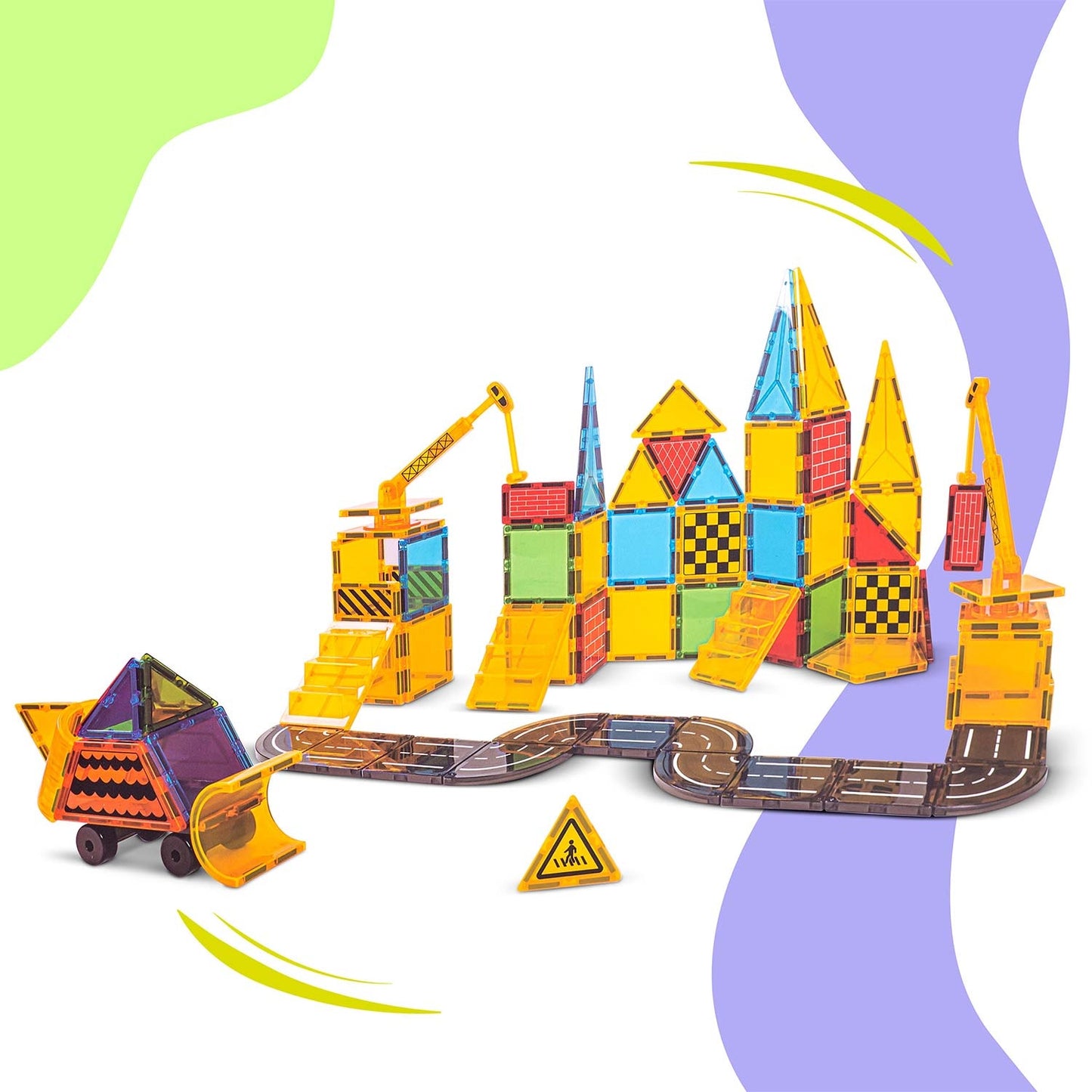 Ricokids RK-780 educational magnetic construction blocks 90 pcs