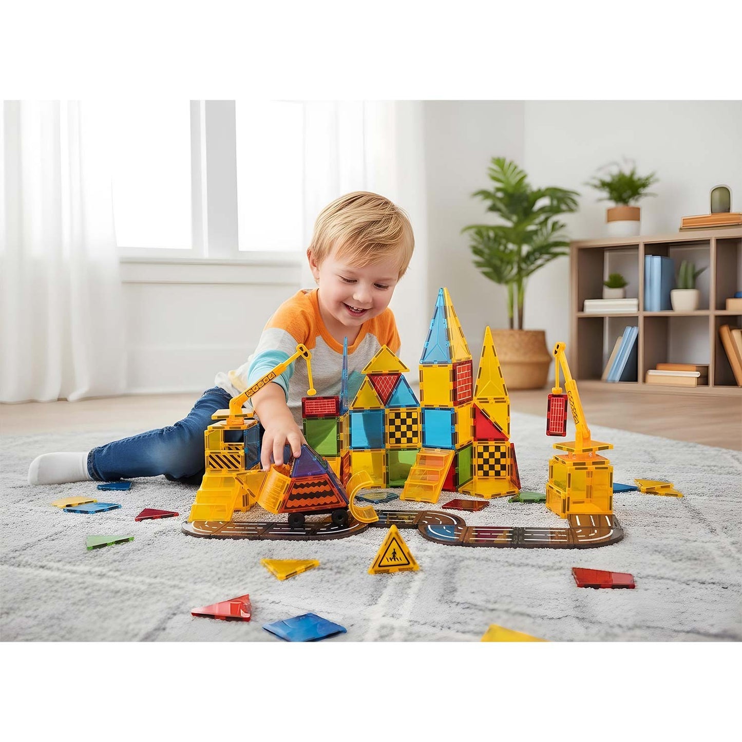 Ricokids RK-780 educational magnetic construction blocks 90 pcs
