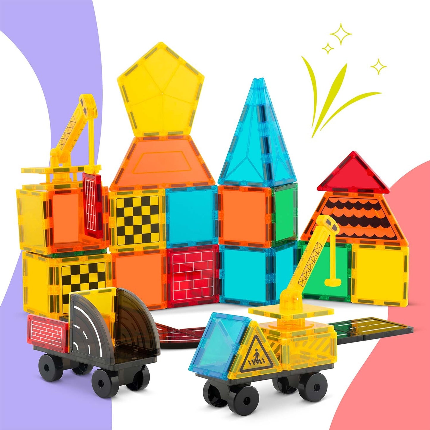 Ricokids RK-780 educational magnetic construction blocks 90 pcs