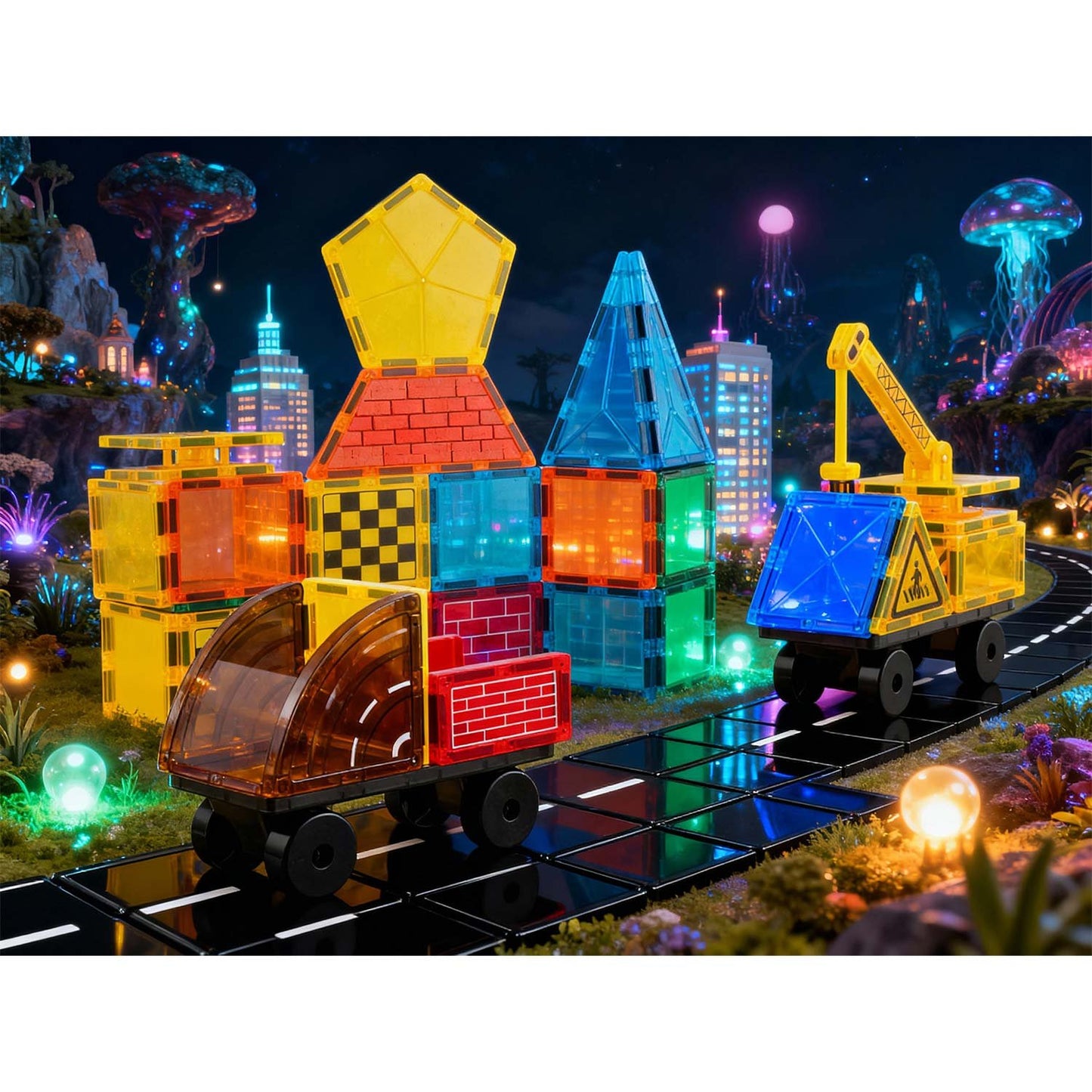 Ricokids RK-780 educational magnetic construction blocks 90 pcs