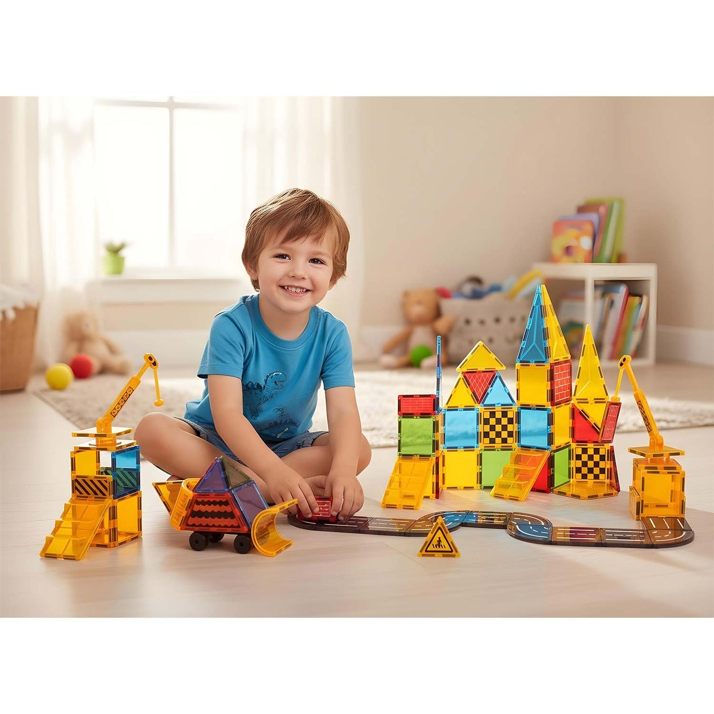 Ricokids RK-780 educational magnetic construction blocks 90 pcs
